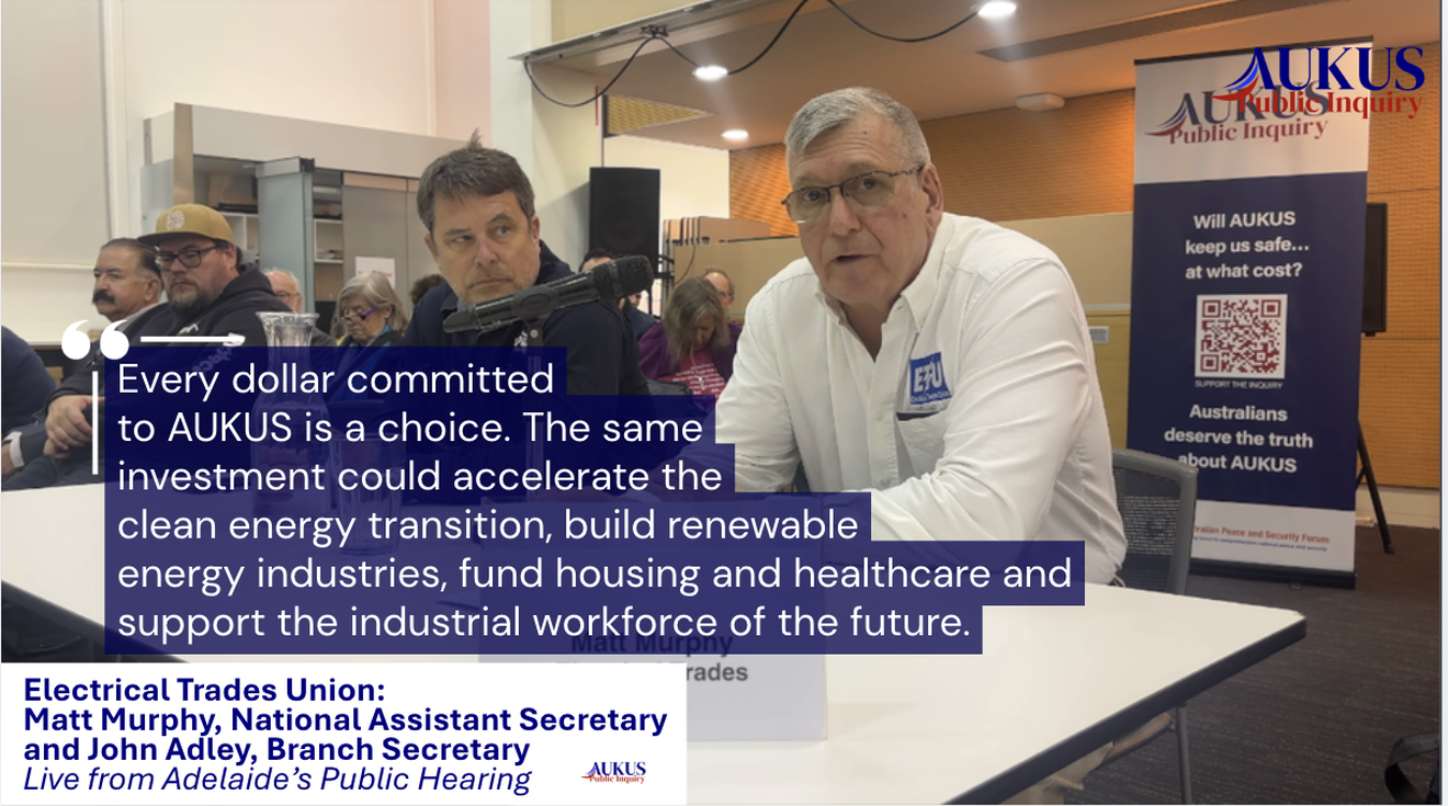 Matt Murphy and John Adley, Electrical Trades Union