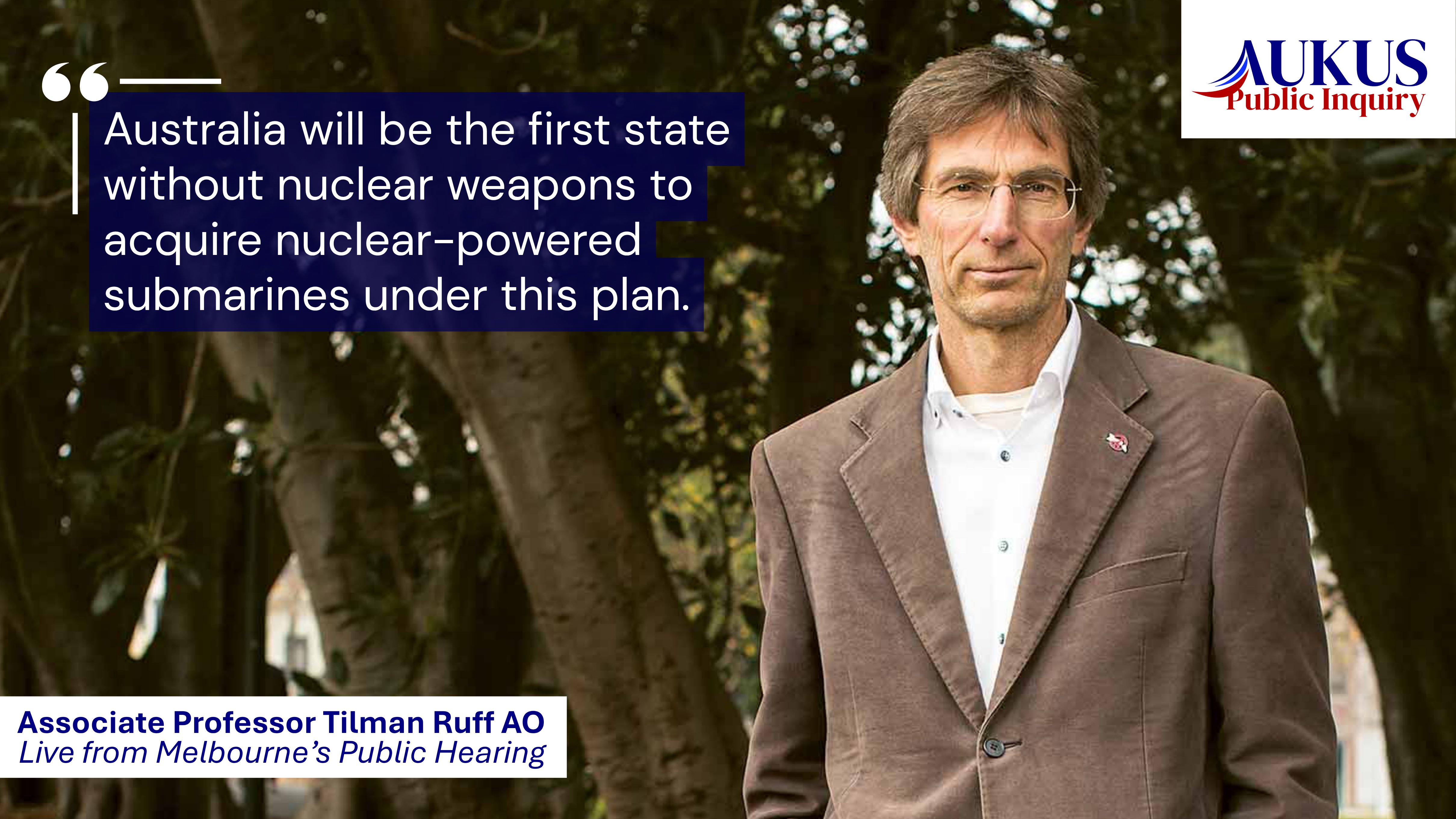 Associate Professor Tilman Ruff AO