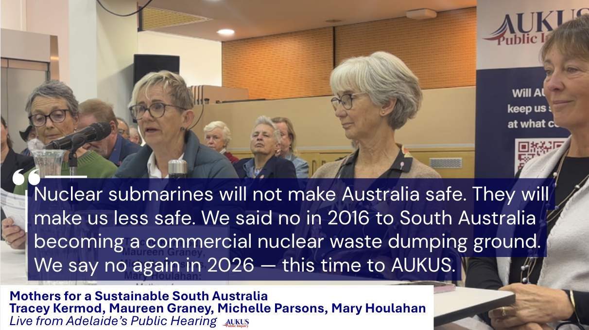 MOSSA - Mothers for a Sustainable South Australia