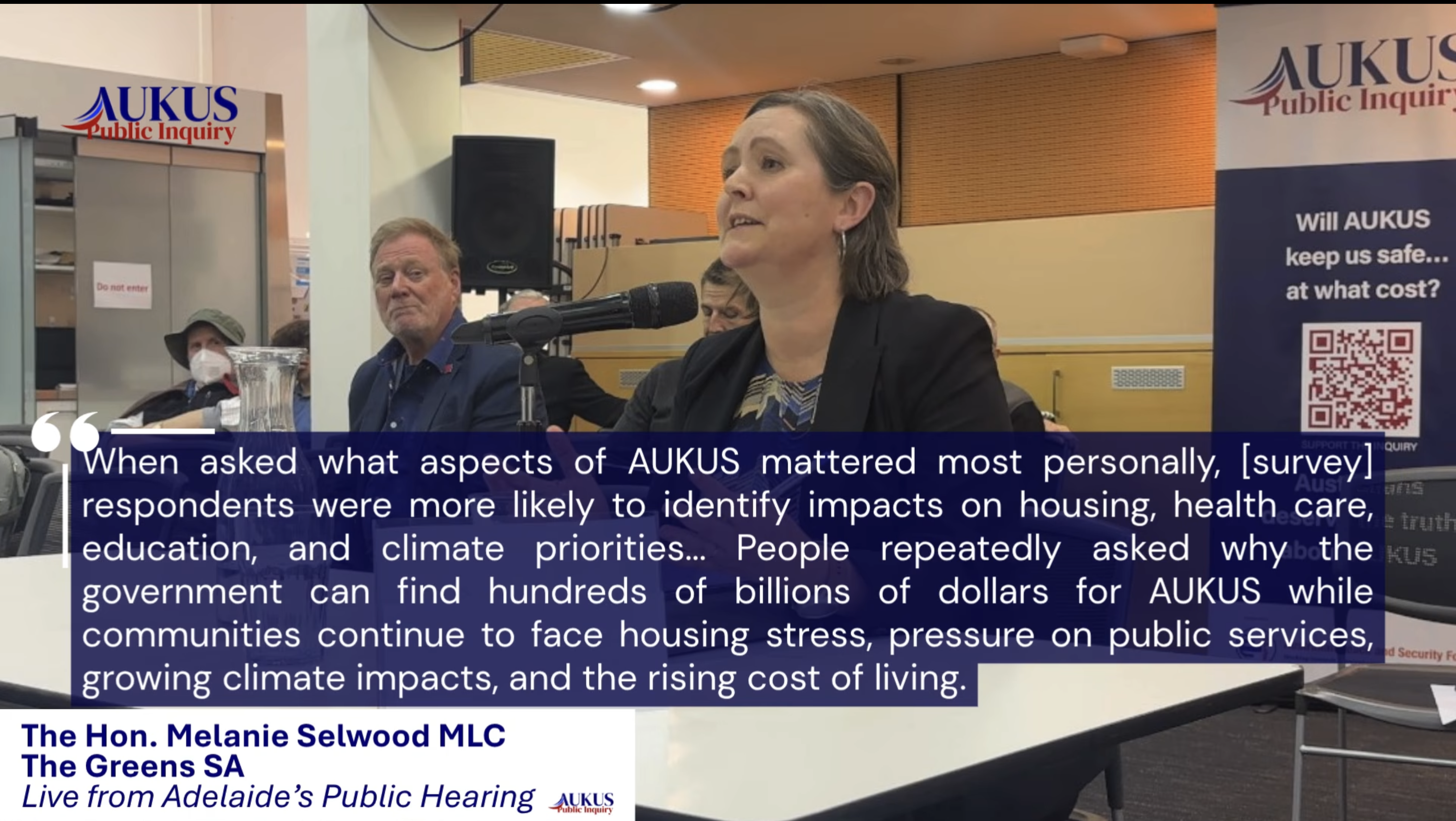 The Hon. Melanie Selwood MLC